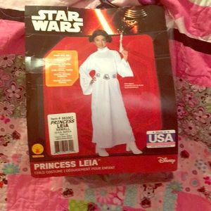 Princess Leia Star Wars costume with wig